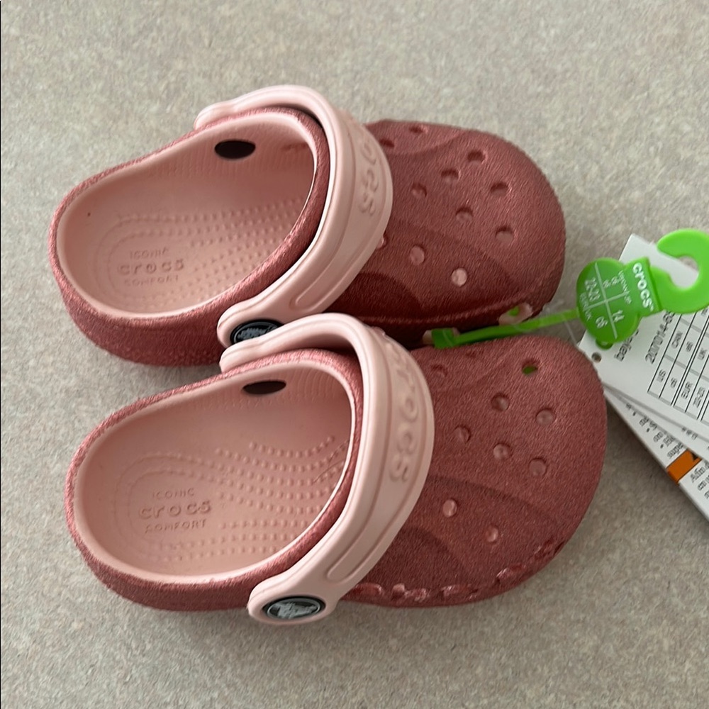 CROCS Pink Sparkle